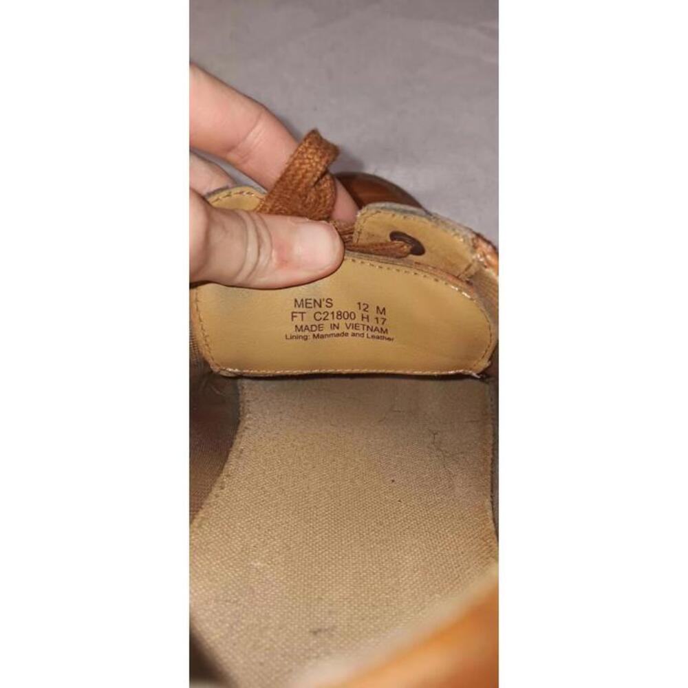 Cole Haan Leather Sneakers Mens Size 12 Brown Tie Strings - Picture 5 of 8